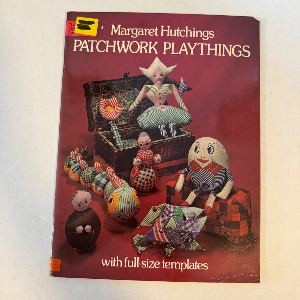 Margaret Hutchings Patchwork Playthings Book Softcover 1976‎ Dover Templates